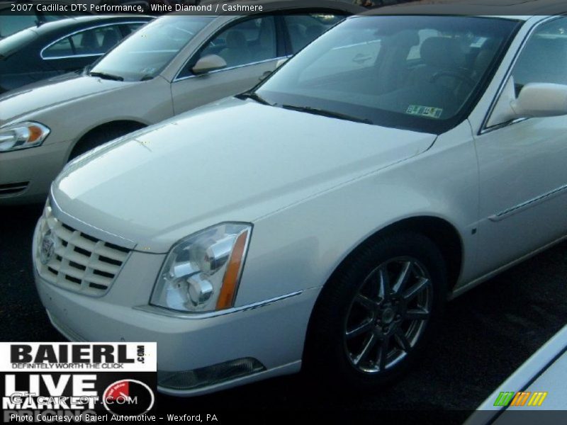 White Diamond / Cashmere 2007 Cadillac DTS Performance