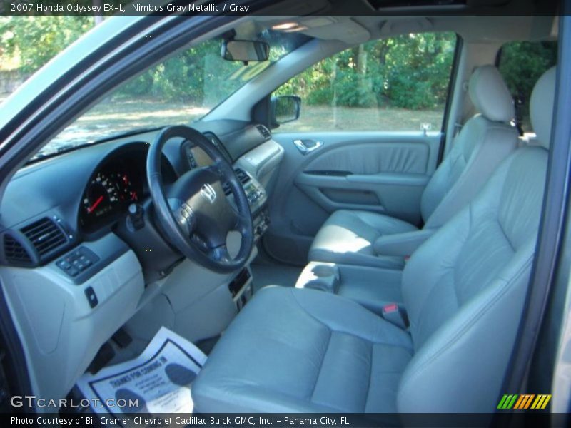 Nimbus Gray Metallic / Gray 2007 Honda Odyssey EX-L