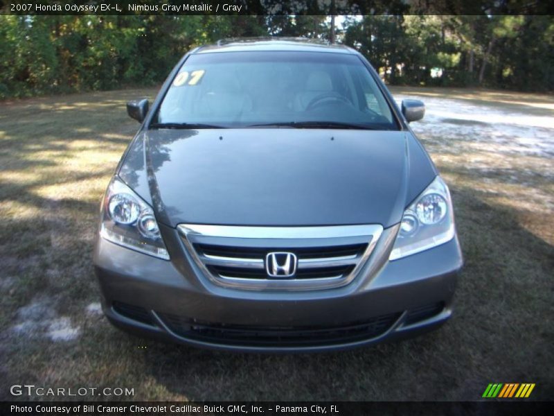 Nimbus Gray Metallic / Gray 2007 Honda Odyssey EX-L