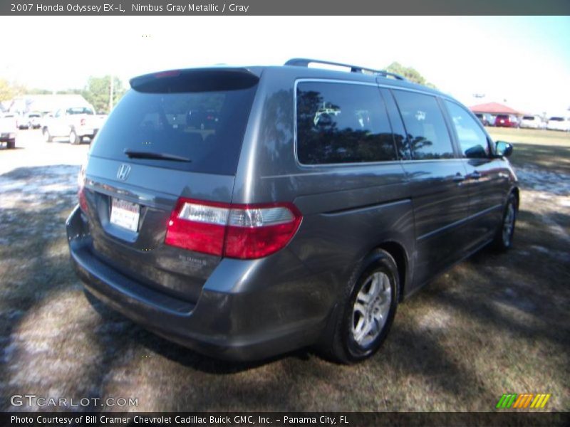 Nimbus Gray Metallic / Gray 2007 Honda Odyssey EX-L