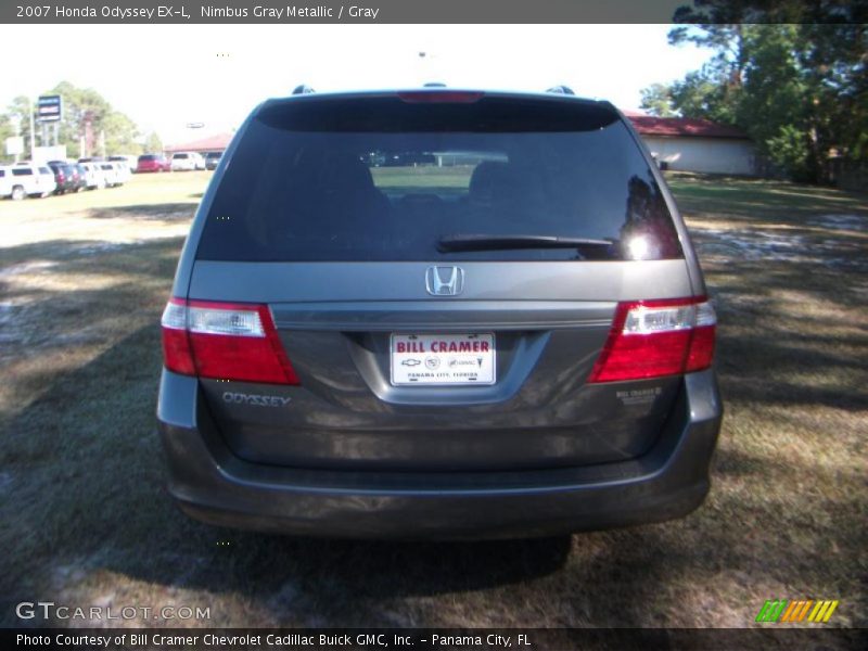 Nimbus Gray Metallic / Gray 2007 Honda Odyssey EX-L