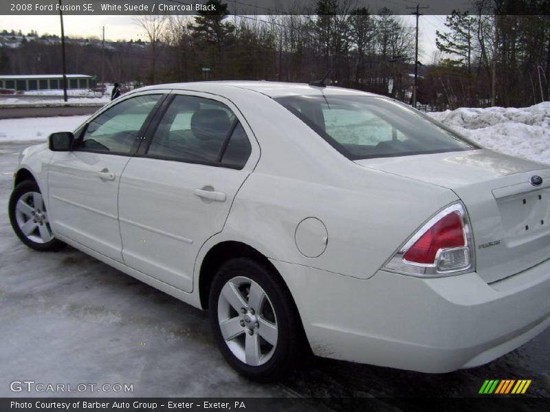 White Suede / Charcoal Black 2008 Ford Fusion SE