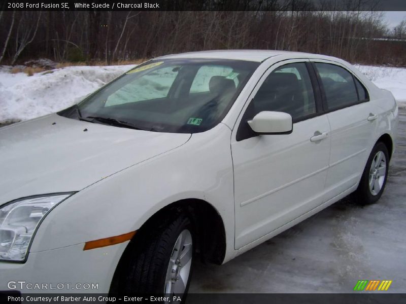 White Suede / Charcoal Black 2008 Ford Fusion SE