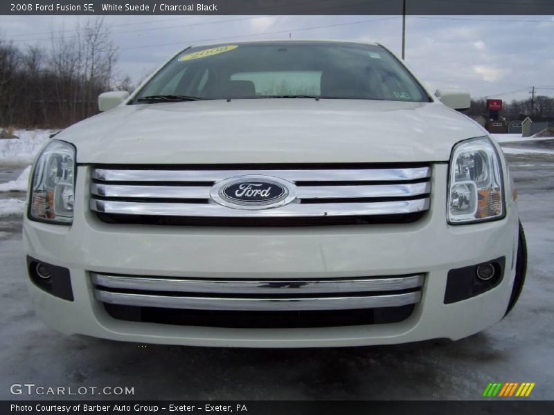White Suede / Charcoal Black 2008 Ford Fusion SE
