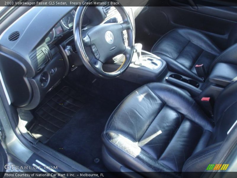 Black Interior - 2003 Passat GLS Sedan 
