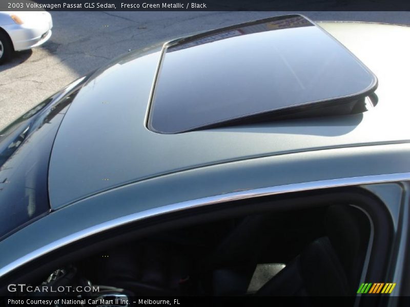 Fresco Green Metallic / Black 2003 Volkswagen Passat GLS Sedan