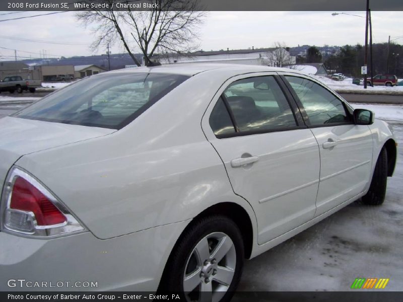 White Suede / Charcoal Black 2008 Ford Fusion SE