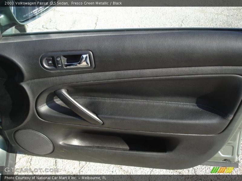 Fresco Green Metallic / Black 2003 Volkswagen Passat GLS Sedan