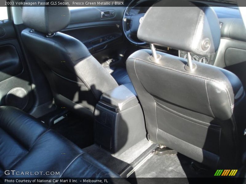 Fresco Green Metallic / Black 2003 Volkswagen Passat GLS Sedan