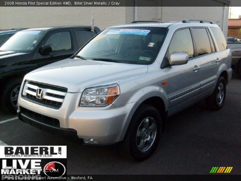 Billet Silver Metallic / Gray 2008 Honda Pilot Special Edition 4WD