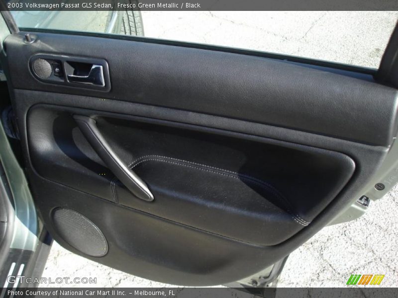 Fresco Green Metallic / Black 2003 Volkswagen Passat GLS Sedan