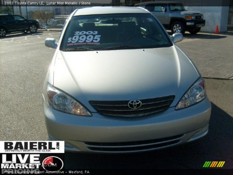 Lunar Mist Metallic / Stone 2003 Toyota Camry LE