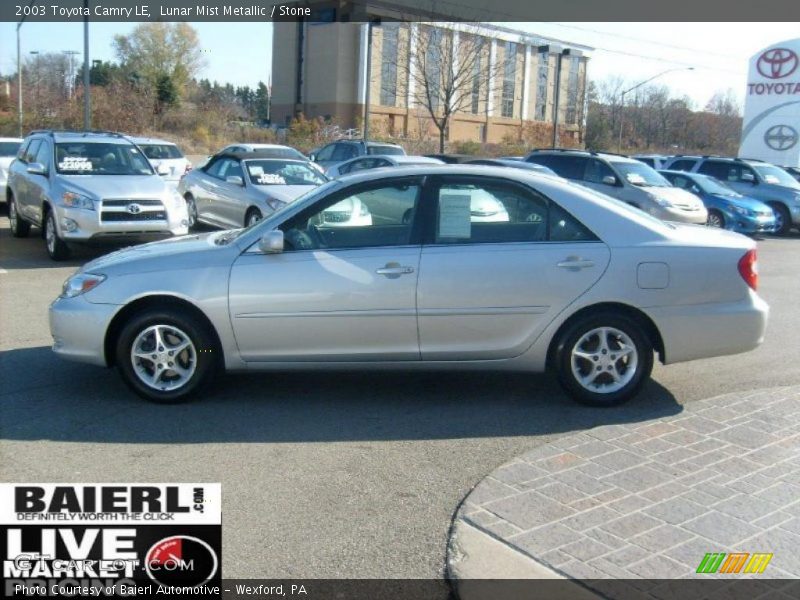 Lunar Mist Metallic / Stone 2003 Toyota Camry LE