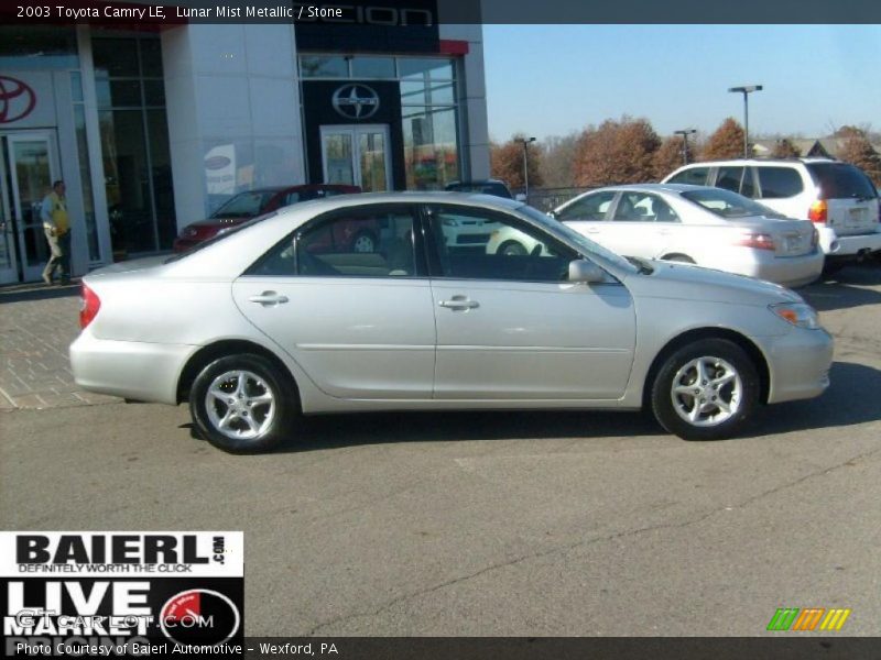 Lunar Mist Metallic / Stone 2003 Toyota Camry LE