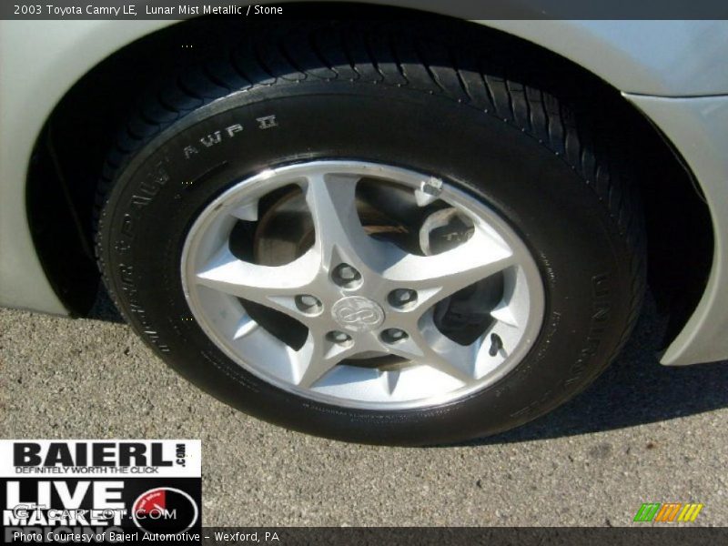 Lunar Mist Metallic / Stone 2003 Toyota Camry LE