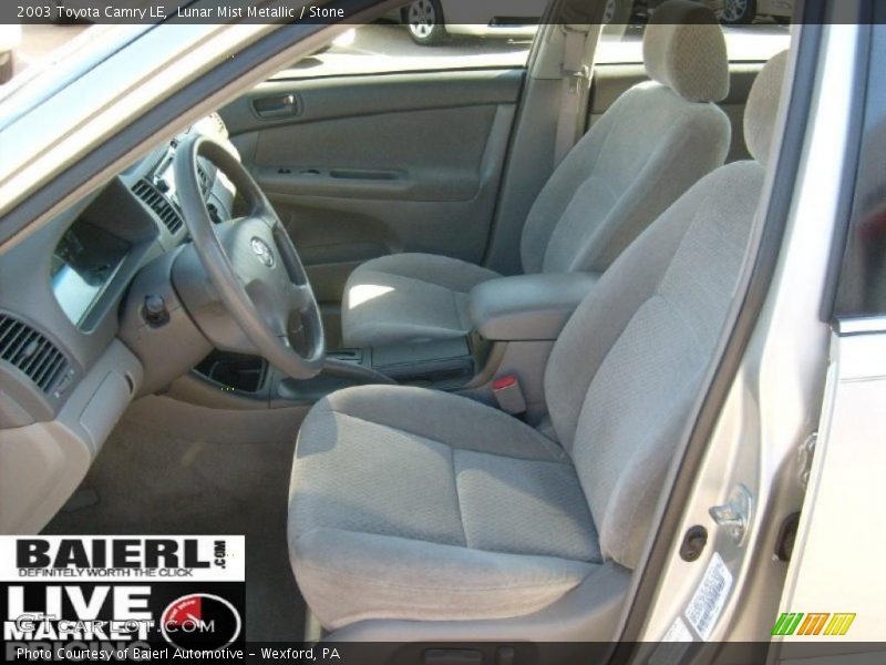 Lunar Mist Metallic / Stone 2003 Toyota Camry LE