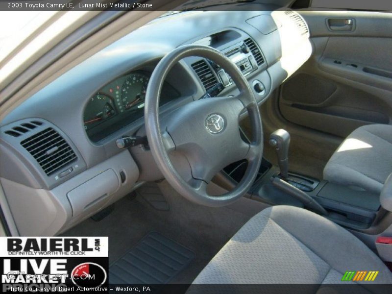 Lunar Mist Metallic / Stone 2003 Toyota Camry LE