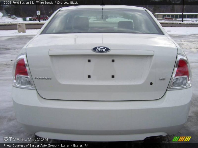 White Suede / Charcoal Black 2008 Ford Fusion SE