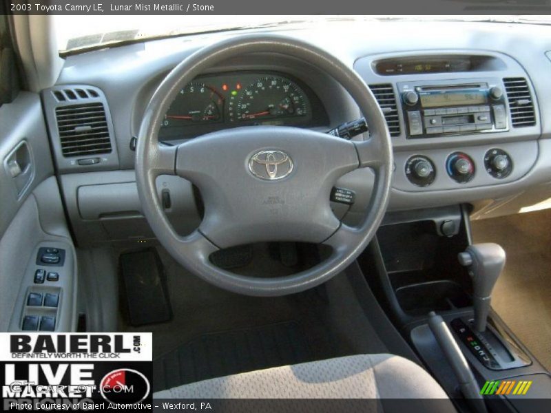 Lunar Mist Metallic / Stone 2003 Toyota Camry LE