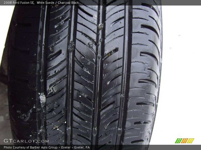 White Suede / Charcoal Black 2008 Ford Fusion SE