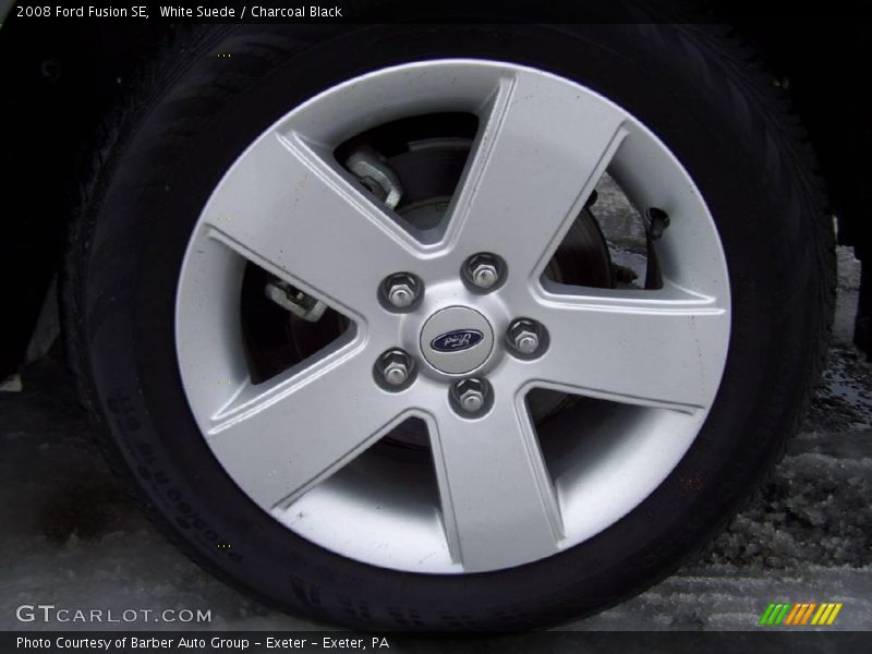White Suede / Charcoal Black 2008 Ford Fusion SE