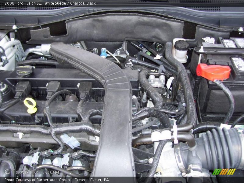 White Suede / Charcoal Black 2008 Ford Fusion SE