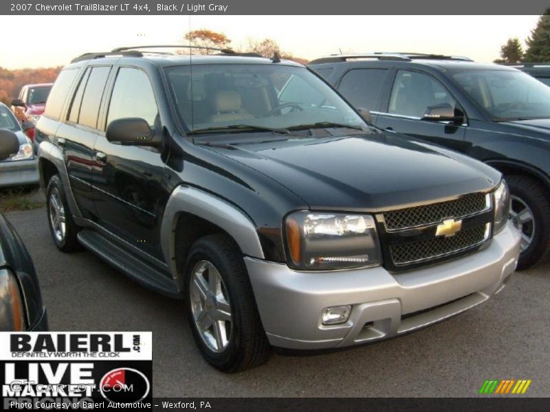 Black / Light Gray 2007 Chevrolet TrailBlazer LT 4x4