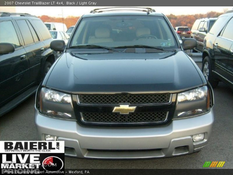 Black / Light Gray 2007 Chevrolet TrailBlazer LT 4x4