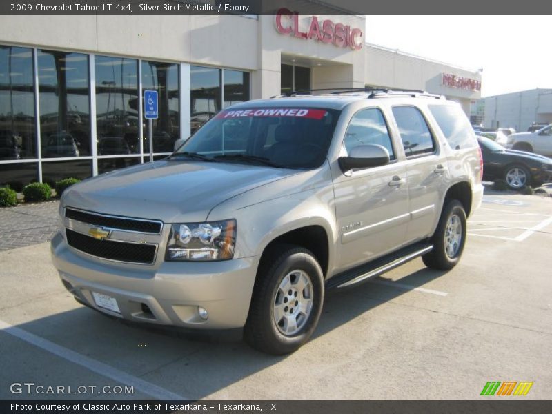 Silver Birch Metallic / Ebony 2009 Chevrolet Tahoe LT 4x4