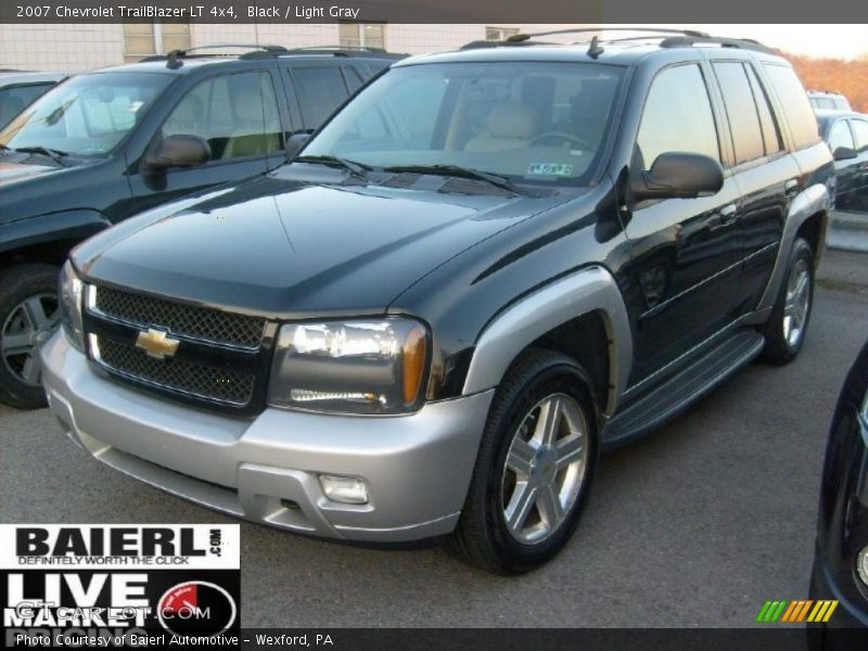 Black / Light Gray 2007 Chevrolet TrailBlazer LT 4x4