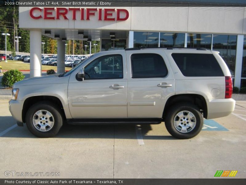 Silver Birch Metallic / Ebony 2009 Chevrolet Tahoe LT 4x4