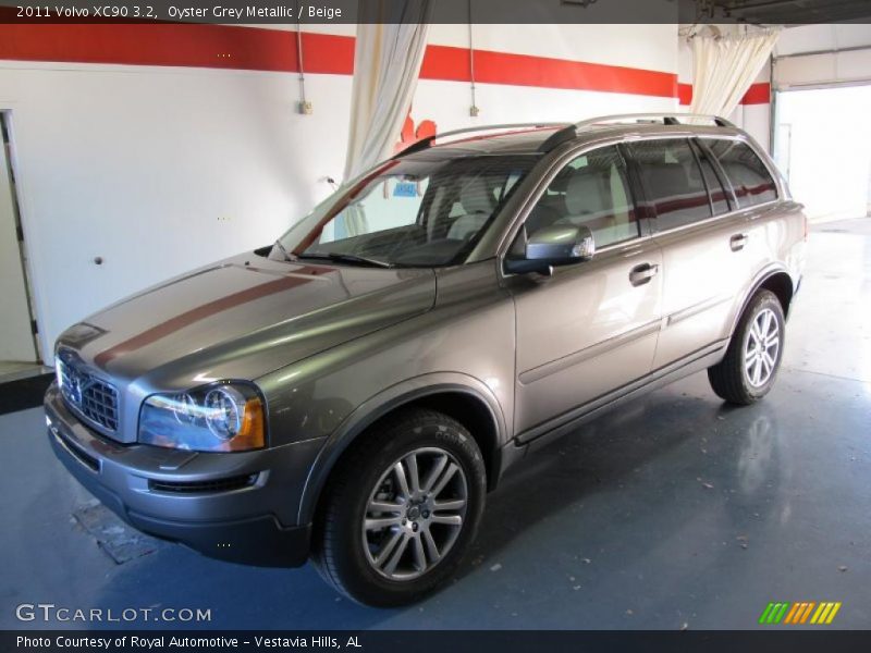 Oyster Grey Metallic / Beige 2011 Volvo XC90 3.2