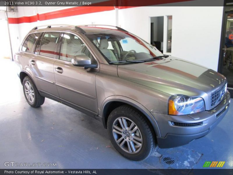 Oyster Grey Metallic / Beige 2011 Volvo XC90 3.2