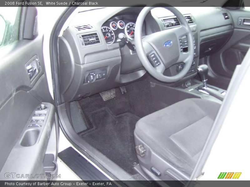 White Suede / Charcoal Black 2008 Ford Fusion SE