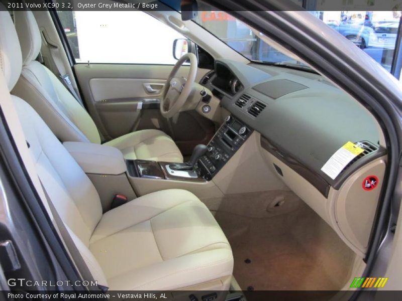 Oyster Grey Metallic / Beige 2011 Volvo XC90 3.2