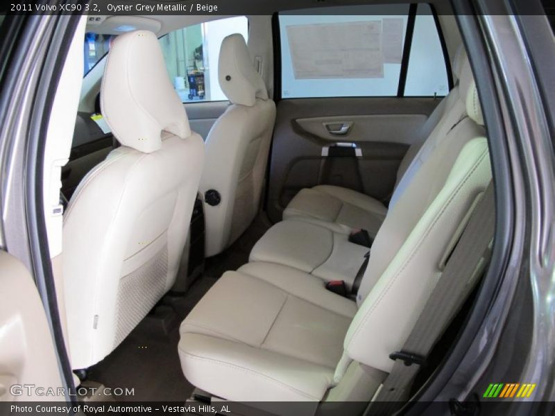 Oyster Grey Metallic / Beige 2011 Volvo XC90 3.2