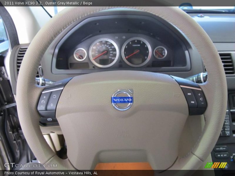 Oyster Grey Metallic / Beige 2011 Volvo XC90 3.2
