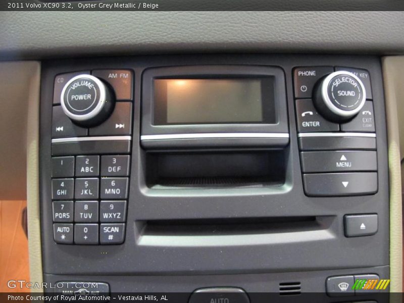 Oyster Grey Metallic / Beige 2011 Volvo XC90 3.2