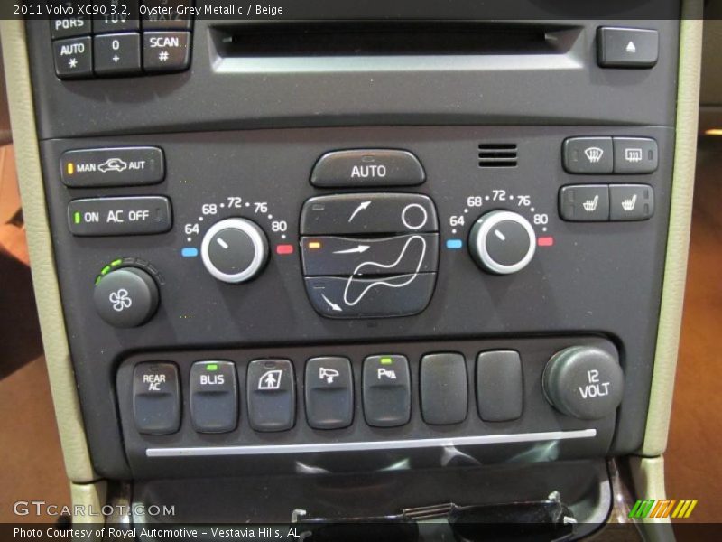 Oyster Grey Metallic / Beige 2011 Volvo XC90 3.2
