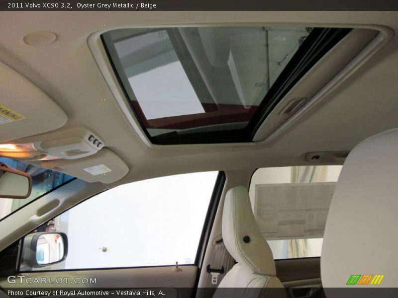 Oyster Grey Metallic / Beige 2011 Volvo XC90 3.2