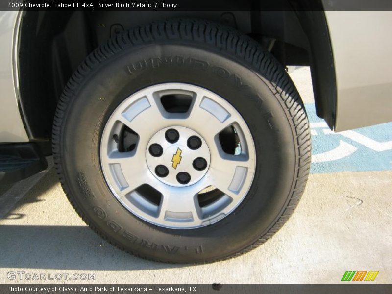 Silver Birch Metallic / Ebony 2009 Chevrolet Tahoe LT 4x4