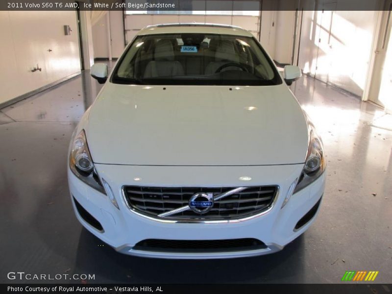 Ice White / Soft Beige/Sandstone 2011 Volvo S60 T6 AWD