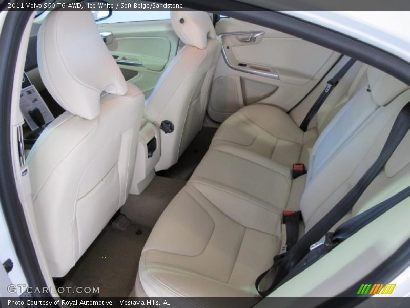 Ice White / Soft Beige/Sandstone 2011 Volvo S60 T6 AWD