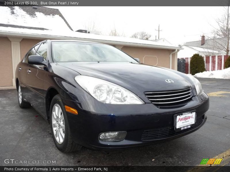 Blue Onyx Pearl / Ivory 2002 Lexus ES 300