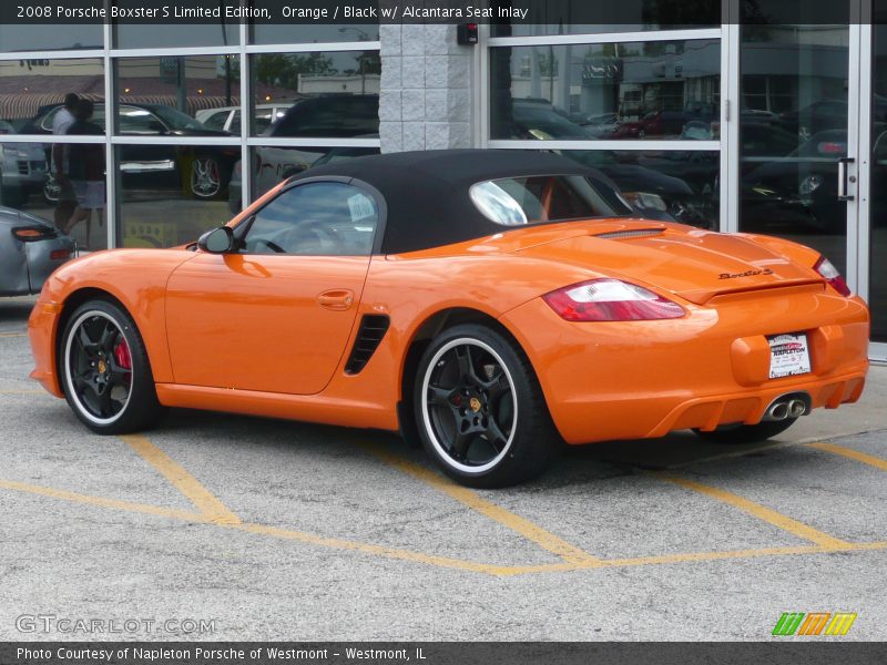 Orange / Black w/ Alcantara Seat Inlay 2008 Porsche Boxster S Limited Edition