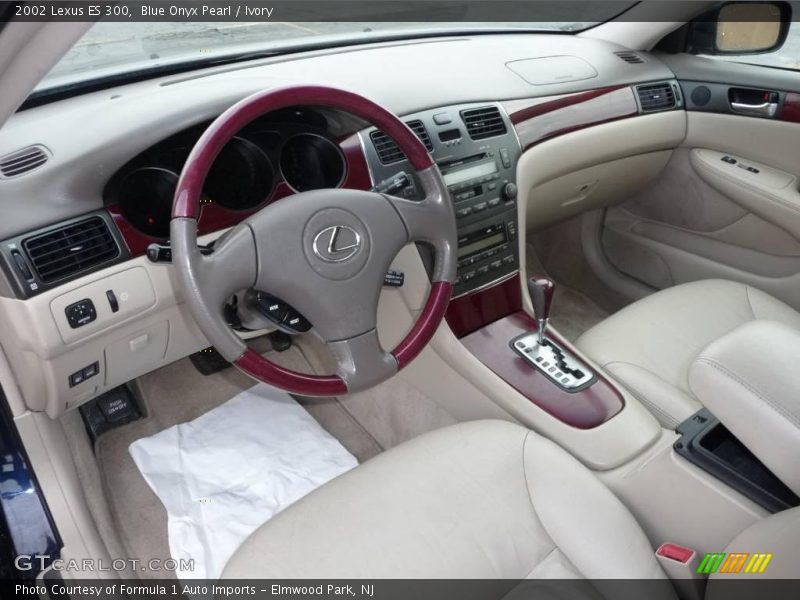 Blue Onyx Pearl / Ivory 2002 Lexus ES 300