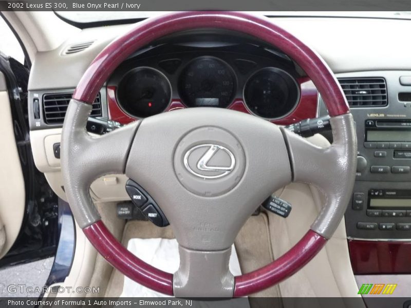 Blue Onyx Pearl / Ivory 2002 Lexus ES 300