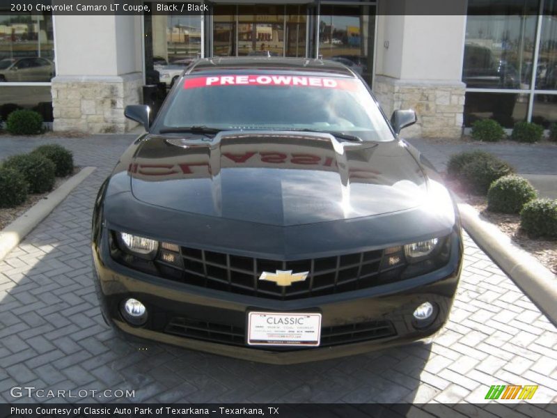 Black / Black 2010 Chevrolet Camaro LT Coupe