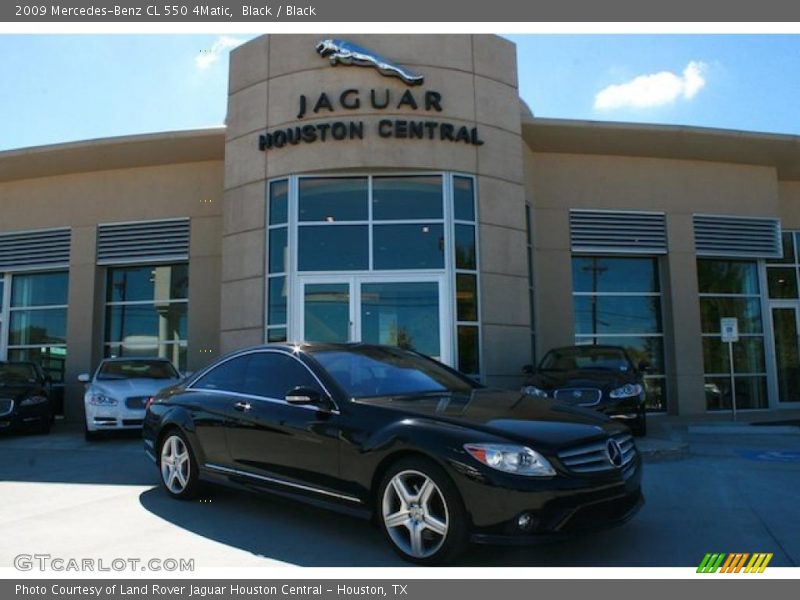 Black / Black 2009 Mercedes-Benz CL 550 4Matic