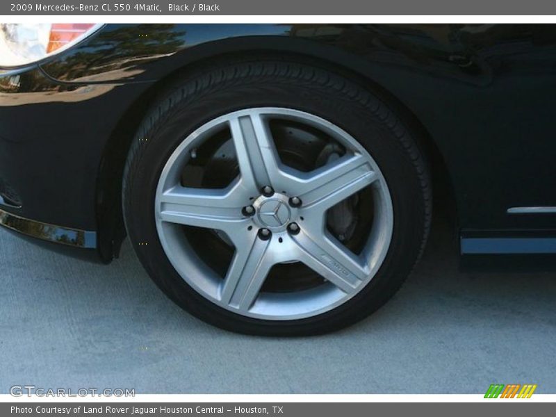 Black / Black 2009 Mercedes-Benz CL 550 4Matic